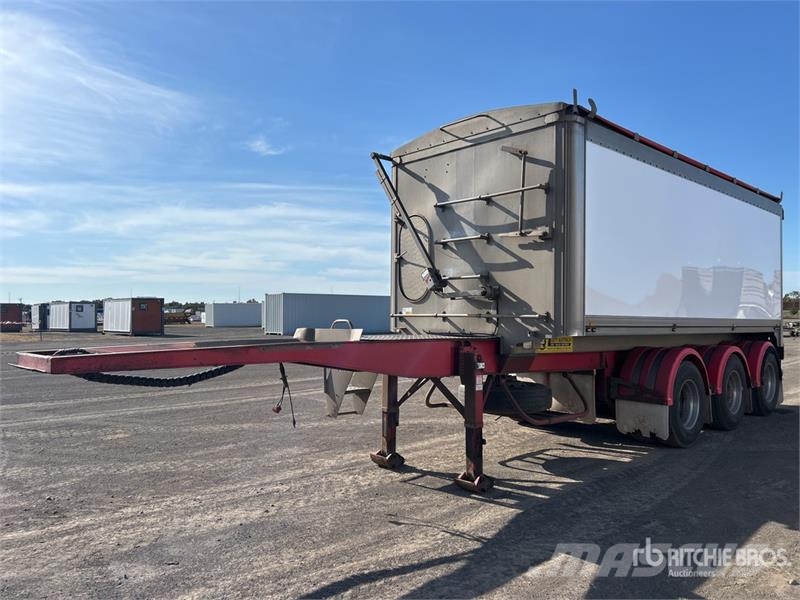  Lusty 6.2 m Tri/A Stag End Dump Trailer ダンプトレーラー