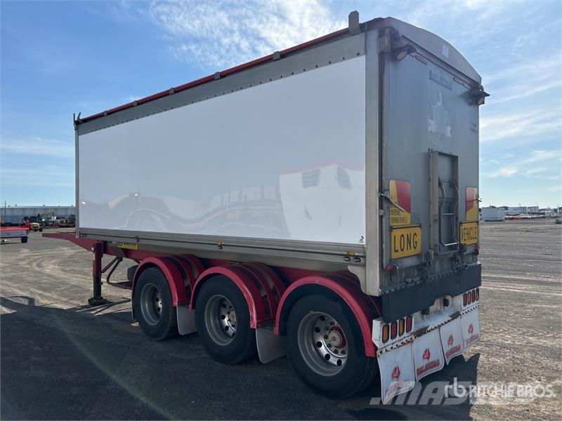  Lusty 6.2 m Tri/A Stag End Dump Trailer ダンプトレーラー