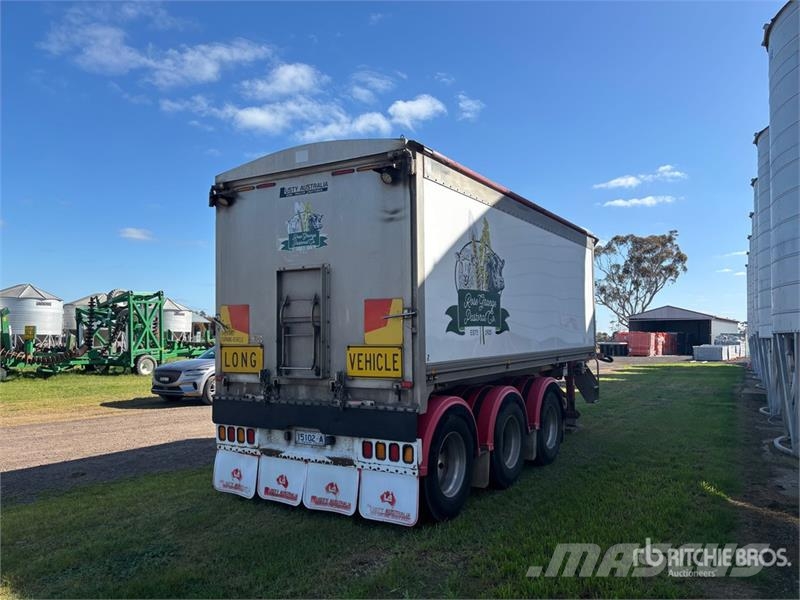 Lusty 6.7 m Tri/A B-Train Stag End Dump Trailer Rimorchi ribaltabili