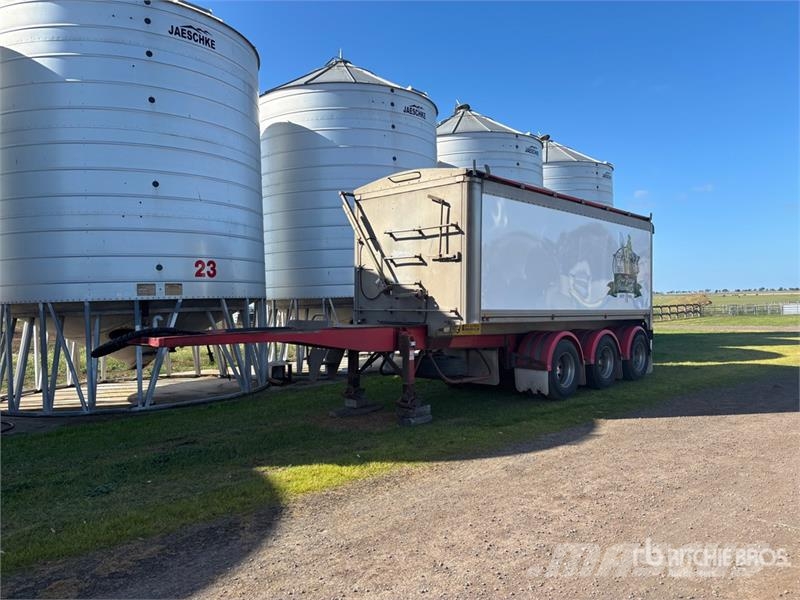 Lusty 6.7 m Tri/A B-Train Stag End Dump Trailer Rimorchi ribaltabili