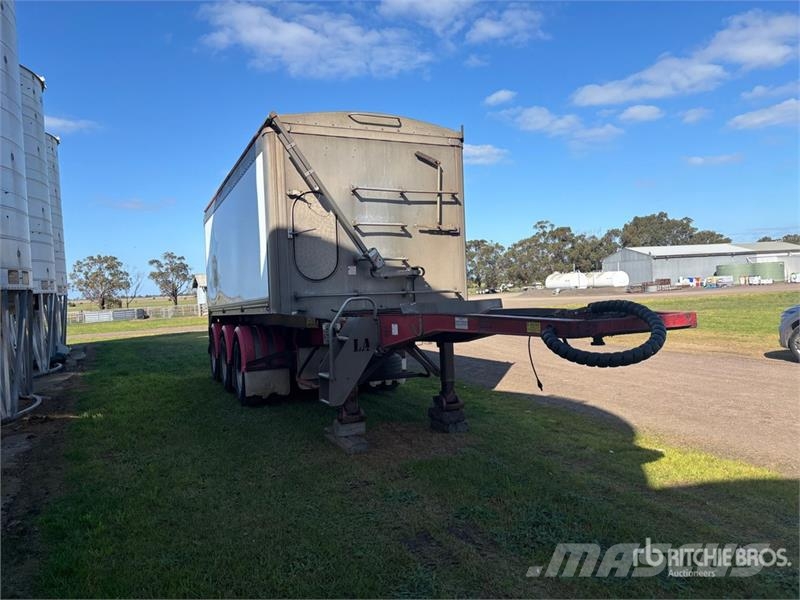 Lusty 6.7 m Tri/A B-Train Stag End Dump Trailer Rimorchi ribaltabili