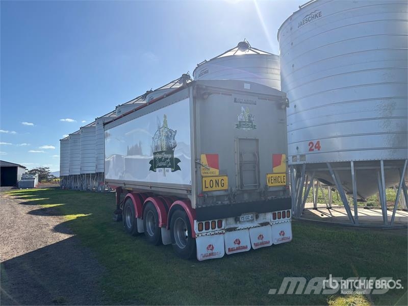 Lusty 6.7 m Tri/A B-Train Stag End Dump Trailer Rimorchi ribaltabili