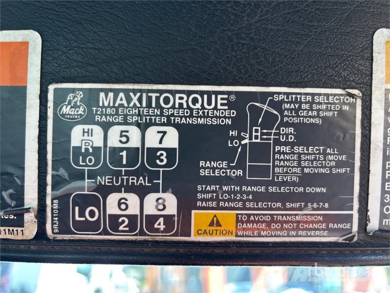 Mack CL788RS 6x4 T/A Dump Truck Billenő teherautók