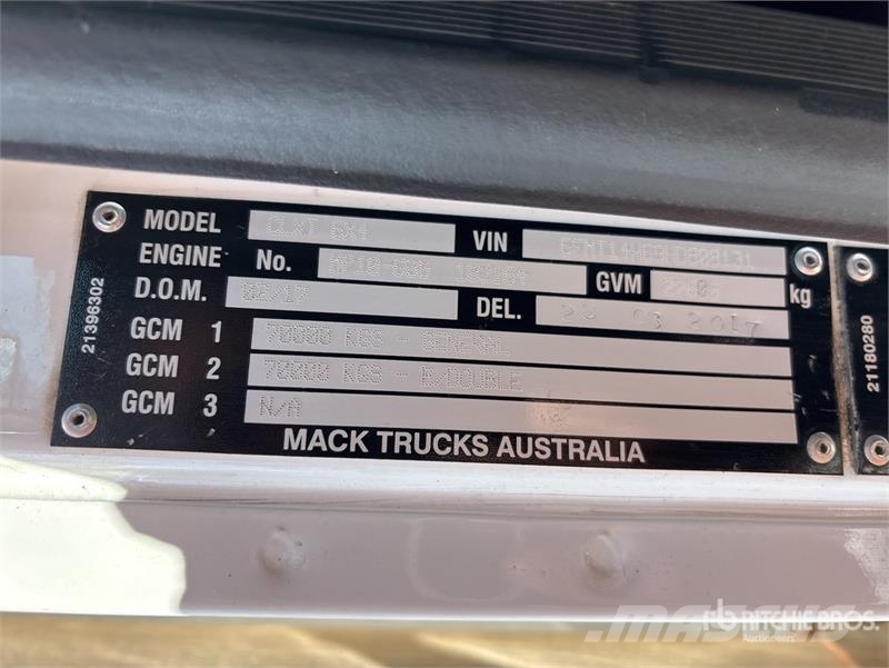 Mack CLXT 6x4 T/A Sleeper Truck Tractor Trekkers