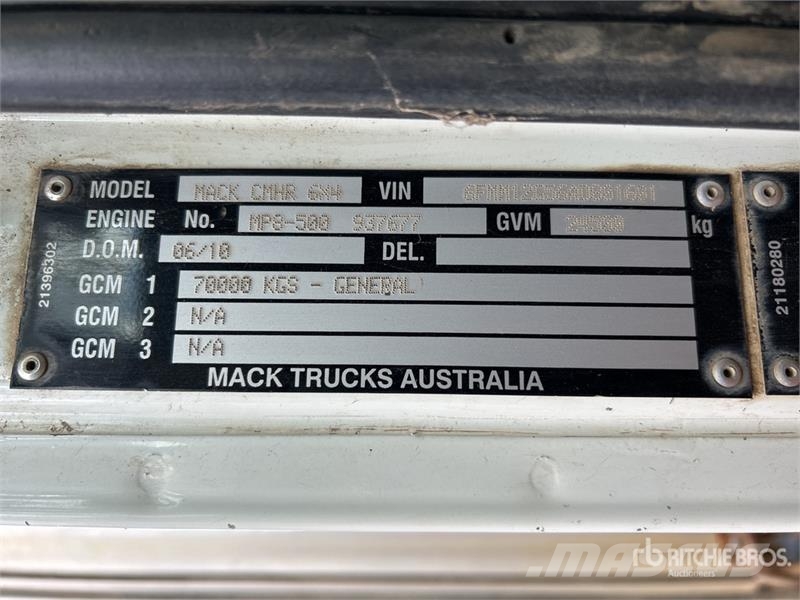 Mack CMHR Trident 6x4 T/A Dump Truck Грузовики-Самосвалы