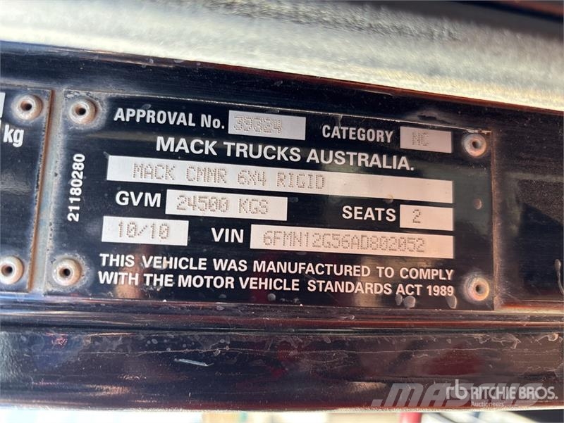 Mack CMMR Granite 6x4 T/A Dump Truck Kiper tovornjaki