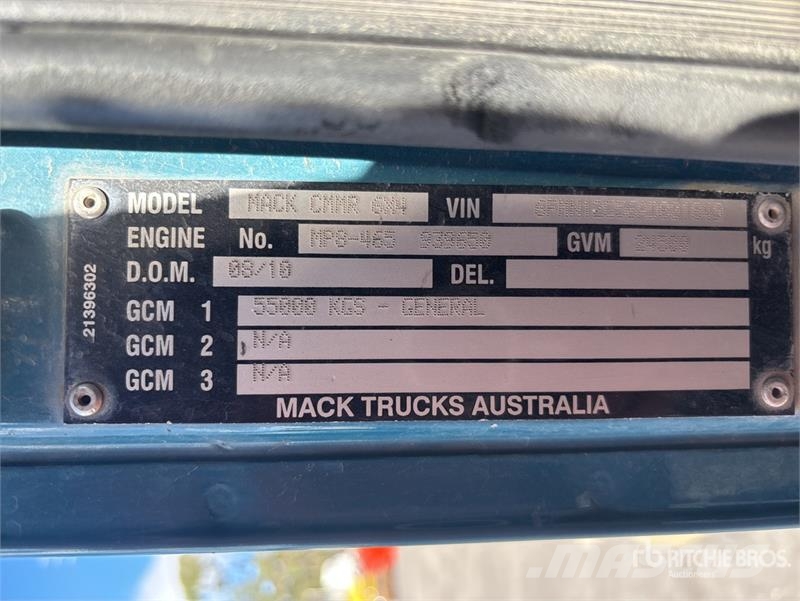 Mack CMMR Granite 6x4 T/A Dump Truck Autobasculanta