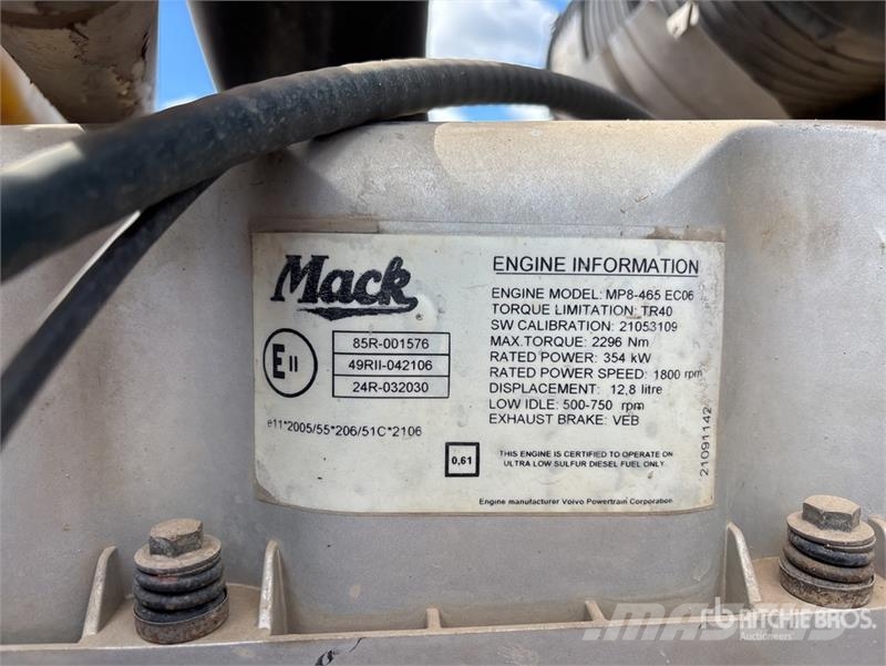 Mack CMMR Granite 6x4 T/A Dump Truck 傾卸式卡車