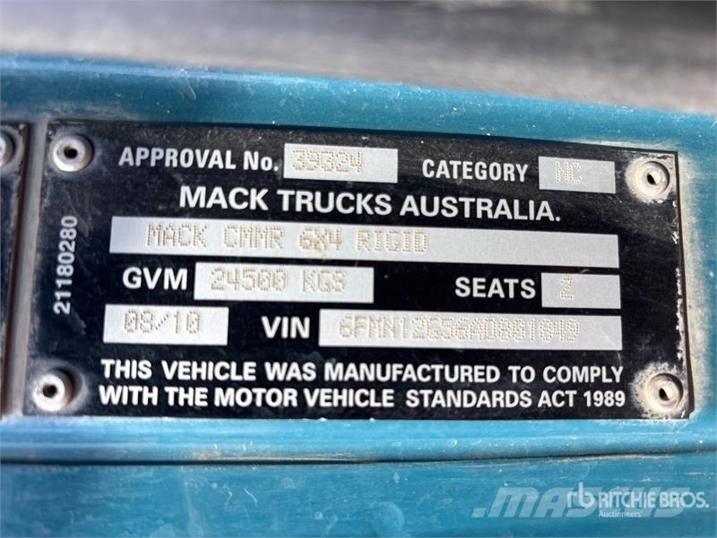 Mack CMMR Granite 6x4 T/A Dump Truck Kiper tovornjaki