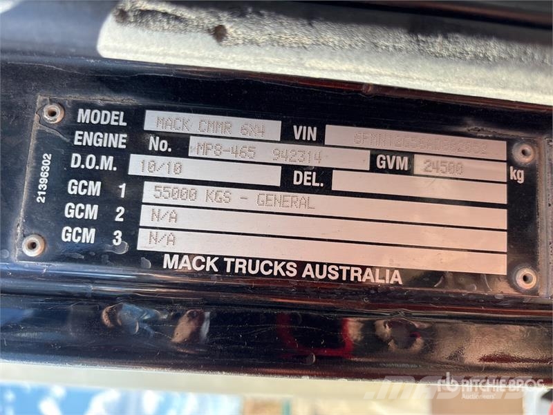 Mack CMMR Granite 6x4 T/A Dump Truck 傾卸式卡車