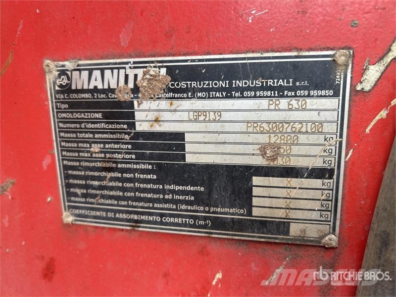 Manitou MHT780 Telehandler Teleskoplastere