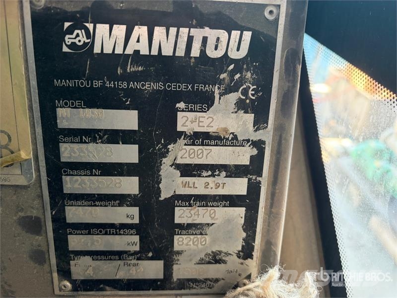 Manitou MT1030 Teleskooplaadurid