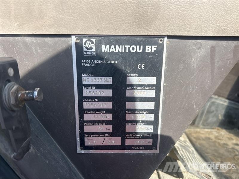 Manitou MT1337SLT Teleskoplastere