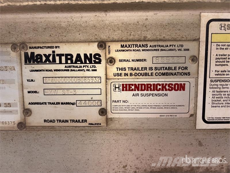 MaxiTrans 10.4 m Tri/A End Dump Trailer مقطورات قلابة