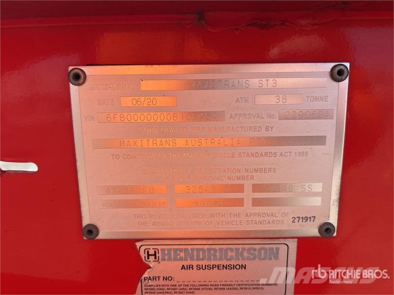 MaxiTrans 10.6 m Tri/A Container Trailer Прицепы-Контейнеровозы