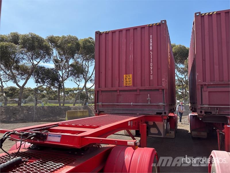 MaxiTrans 12.1 m Tri/A Container Trailer Konteinerveohaagised