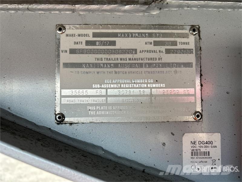 MaxiTrans 13.1 m Tri/A Refrigerated Trailer Chladiarenské návesy