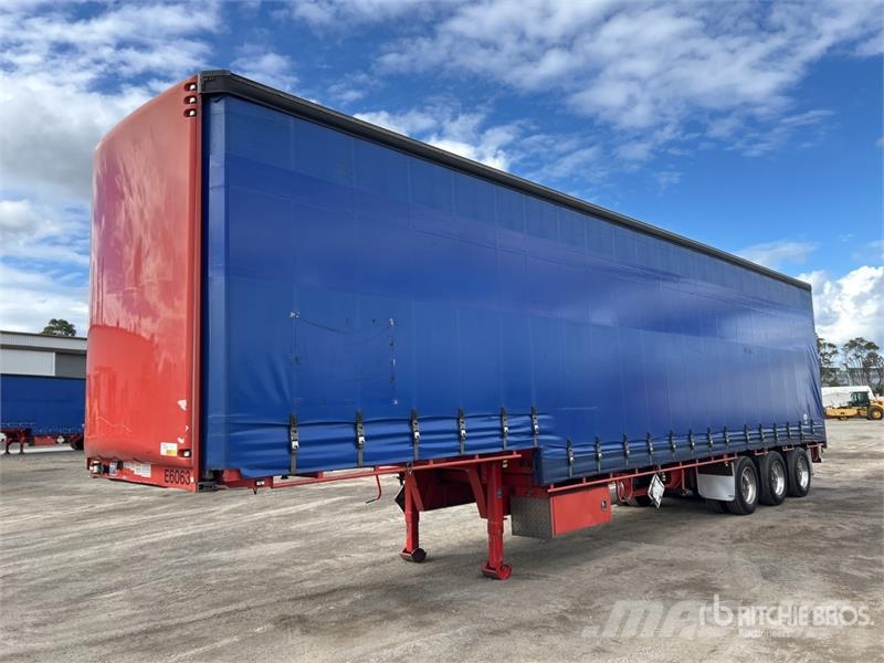 MaxiTrans 13.2 m Tri/A Step Deck Curtain Side Trailer Kayar tenteli çekiciler