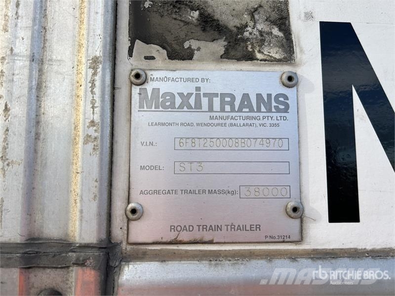 MaxiTrans 13.2 m Tri/A Refrigerated Trailer Frysetrailer Semi