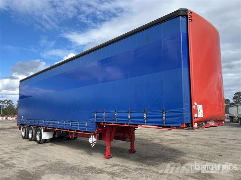 MaxiTrans 13.2 m Tri/A Step Deck Curtain Side Trailer Kayar tenteli çekiciler