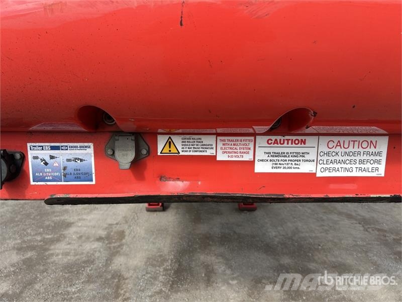 MaxiTrans 13.2 m Tri/A Step Deck Curtain Side Trailer Kayar tenteli çekiciler