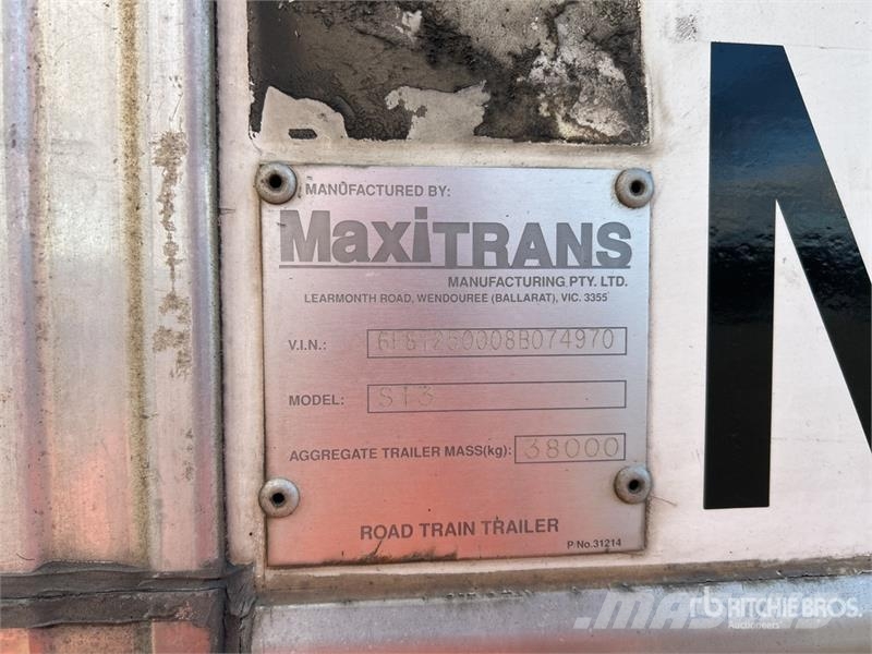 MaxiTrans 13.2 m Tri/A Refrigerated Trailer Frysetrailer Semi