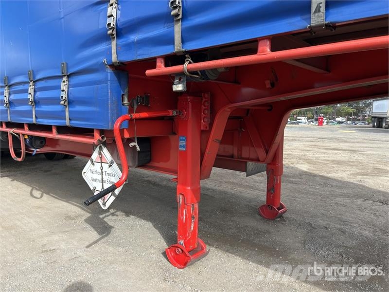 MaxiTrans 13.2 m Tri/A Step Deck Curtain Side Trailer Kayar tenteli çekiciler