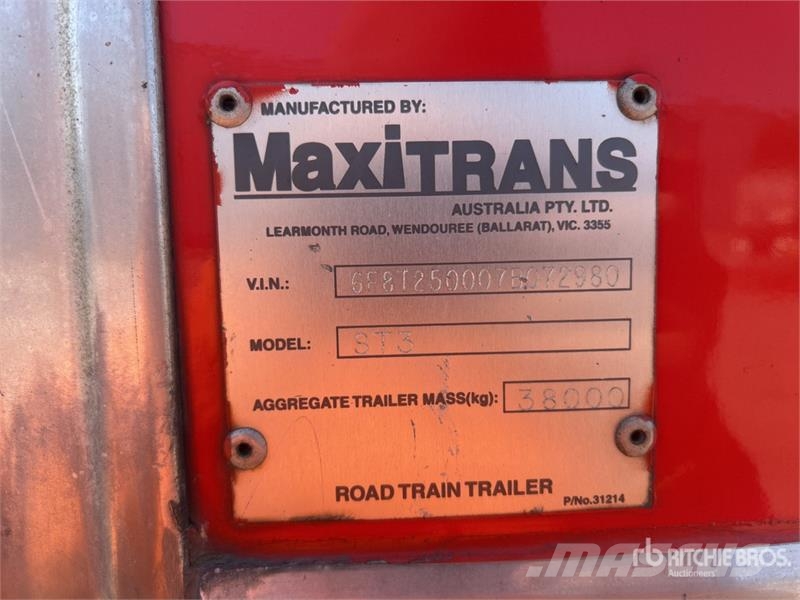 MaxiTrans 13.2 m Tri/A Refrigerated Trailer Kylmä-/Lämpökoripuoliperävaunut