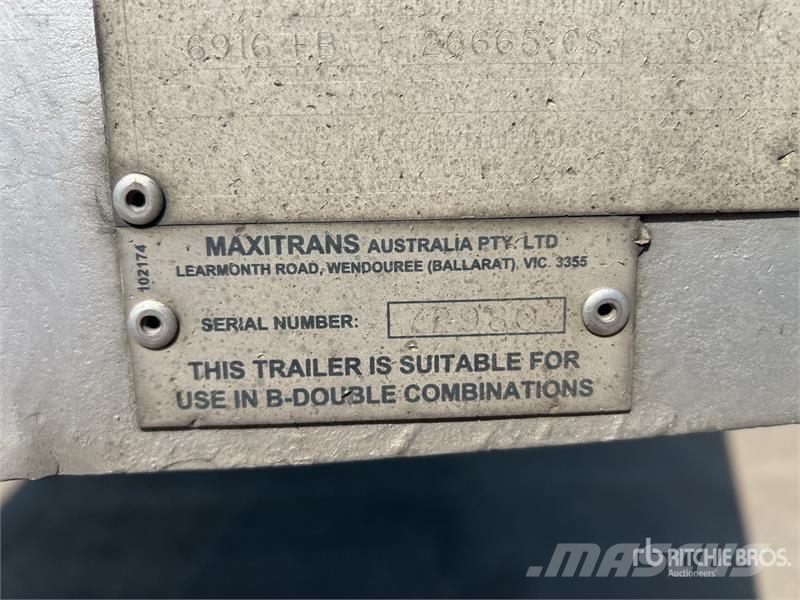 MaxiTrans 13.2 m Tri/A Refrigerated Trailer Kylmä-/Lämpökoripuoliperävaunut