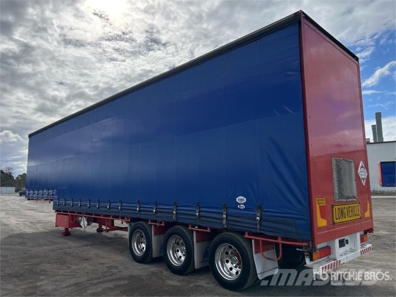 MaxiTrans 13.2 m Tri/A Step Deck Curtain Side Trailer Kayar tenteli çekiciler