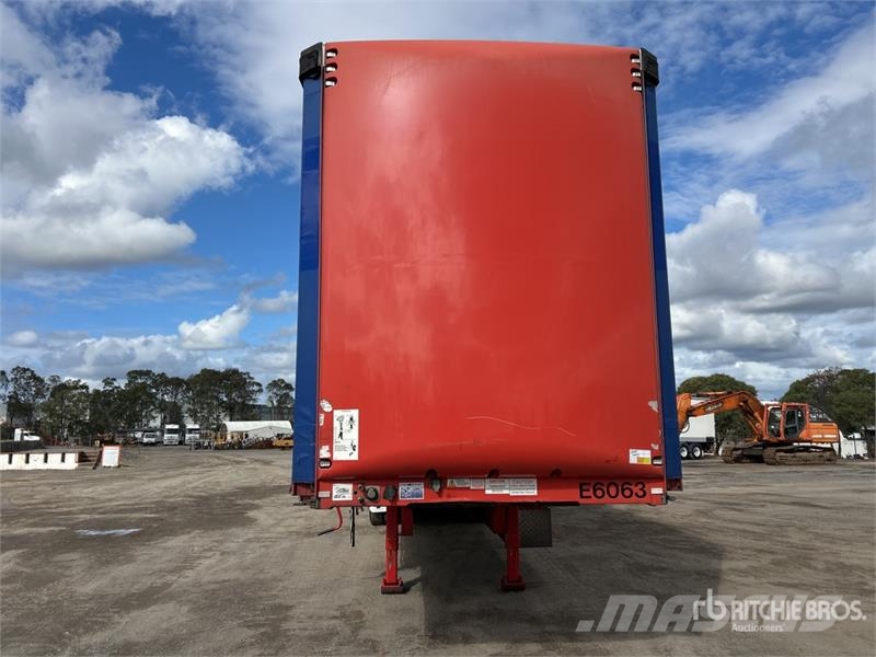 MaxiTrans 13.2 m Tri/A Step Deck Curtain Side Trailer Kayar tenteli çekiciler