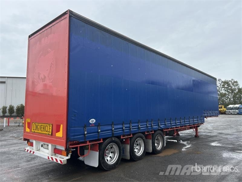 MaxiTrans 13.3 m Tri/A Step Deck Curtain Side Trailer مقطورات بغطاء جانبي