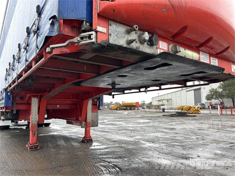 MaxiTrans 13.3 m Tri/A Step Deck Curtain Side Trailer مقطورات بغطاء جانبي