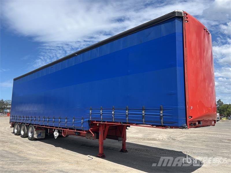 MaxiTrans 13.3 m Tri/A Step Deck Curtain Side Trailer Rimorchi centinati