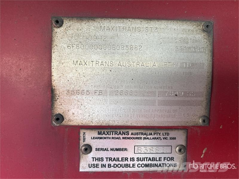 MaxiTrans 13.3 m Tri/A Refrigerated Trailer (Inoperable) Semirimorchi a temperatura controllata