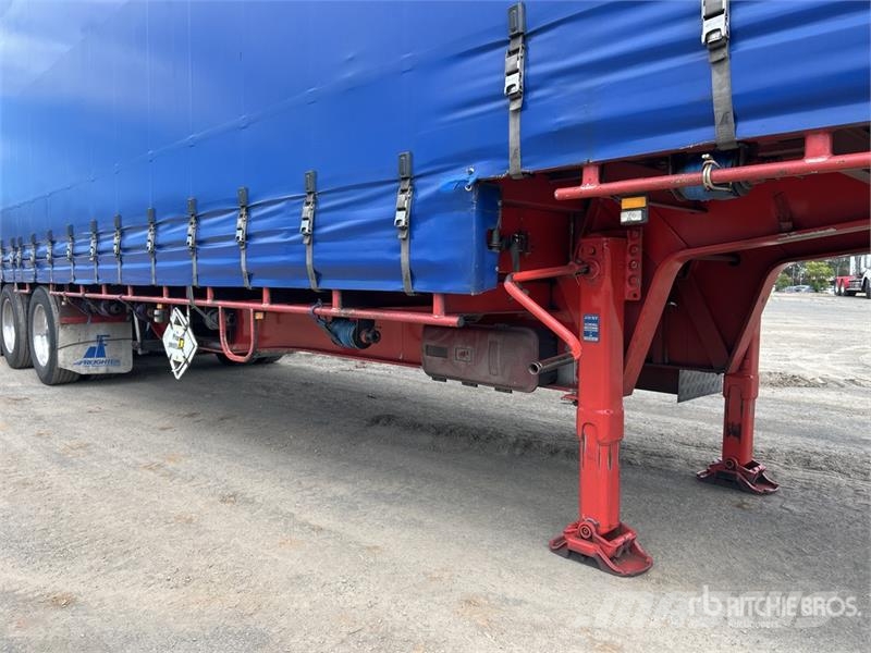 MaxiTrans 13.3 m Tri/A Step Deck Curtain Side Trailer Rimorchi centinati