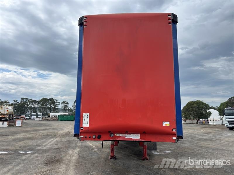 MaxiTrans 13.3 m Tri/A Step Deck Curtain Side Trailer Ponyvás pótkocsik
