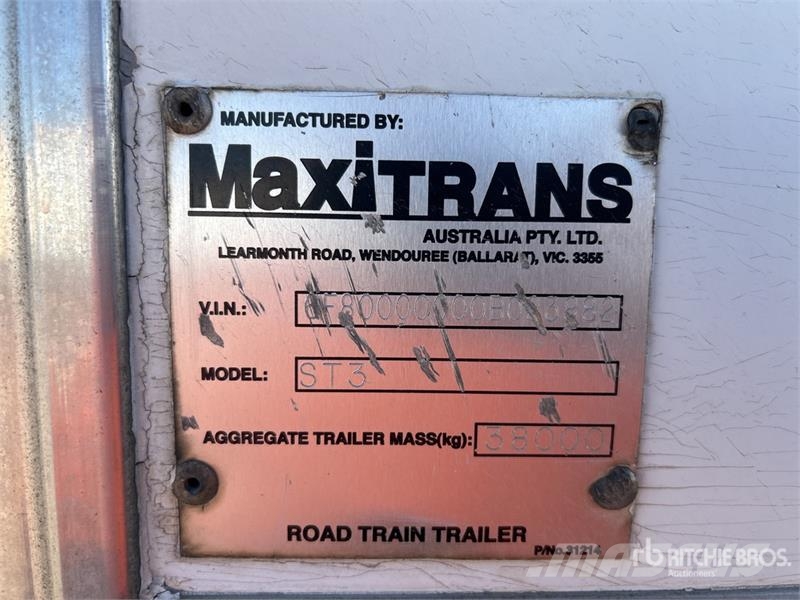 MaxiTrans 13.3 m Tri/A Refrigerated Trailer (Inoperable) Semirimorchi a temperatura controllata