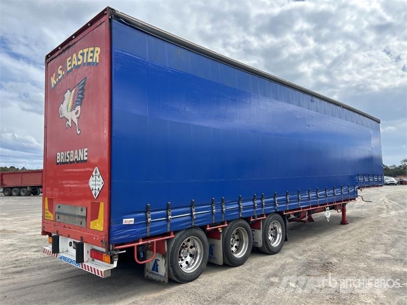MaxiTrans 13.3 m Tri/A Step Deck Curtain Side Trailer Rimorchi centinati