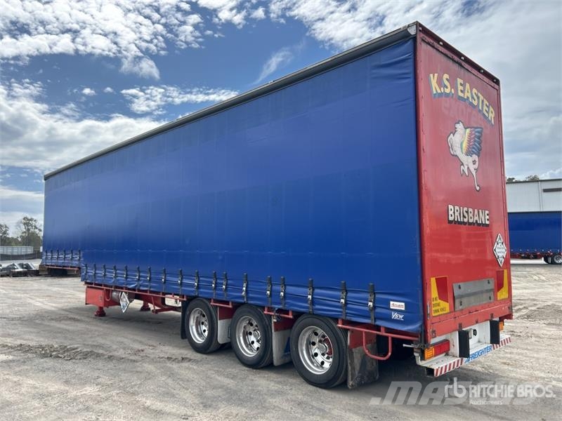 MaxiTrans 13.3 m Tri/A Step Deck Curtain Side Trailer Rimorchi centinati
