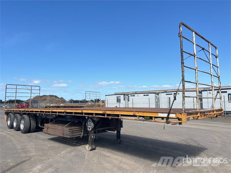 MaxiTrans 13.4 m Tri/A Flatbed Trailer Prikolice platforme/otvoreni sanduk