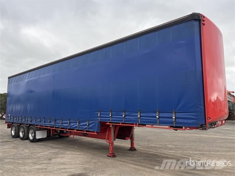 MaxiTrans 13.4 m Tri/A Step Deck Curtain Side Trailer Caja de lona