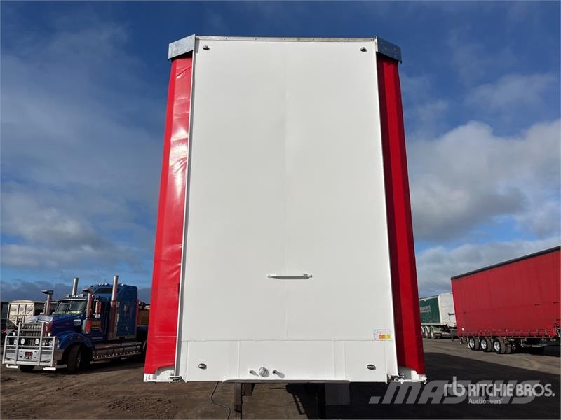MaxiTrans 13 m Tri/A Step Deck Curtain Side Trailer Ponyvás pótkocsik