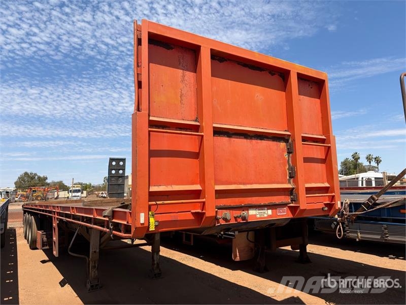 MaxiTrans 15 m Tri/A Flatbed Trailer Prikolice platforme/otvoreni sanduk