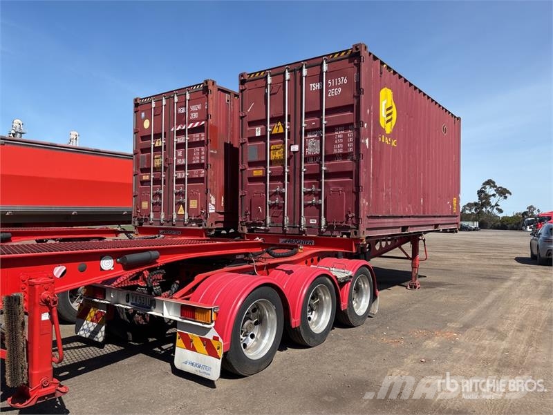 MaxiTrans 6.1 m Tri/A Lead Container Trailer Konteinerveohaagised
