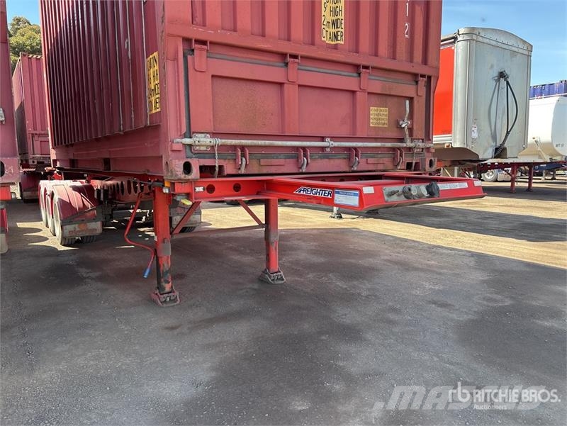 MaxiTrans 6.1 m Tri/A Lead Container Trailer Konteinerveohaagised