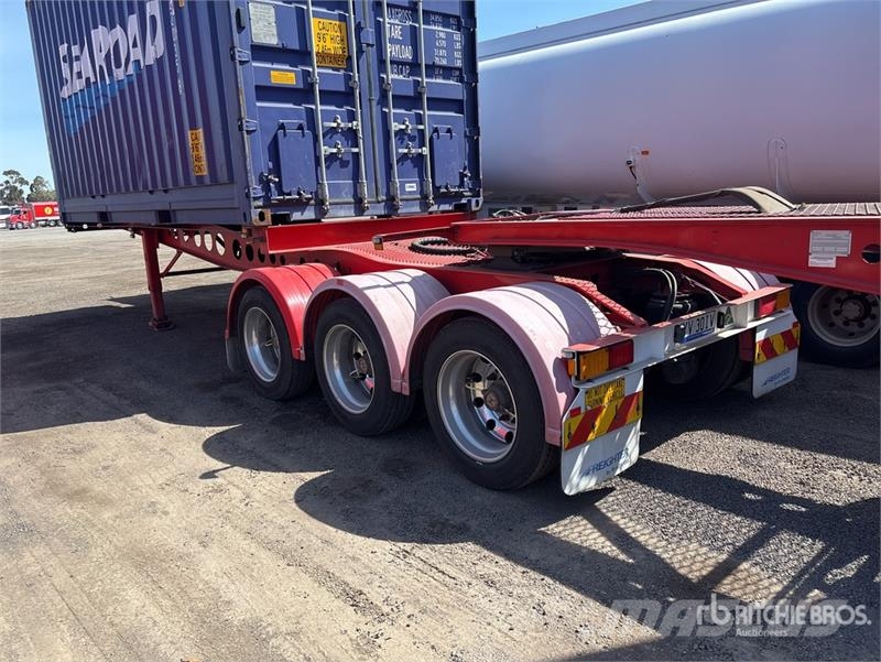 MaxiTrans 6.1 m Tri/A Lead Container Trailer Konteinerveohaagised