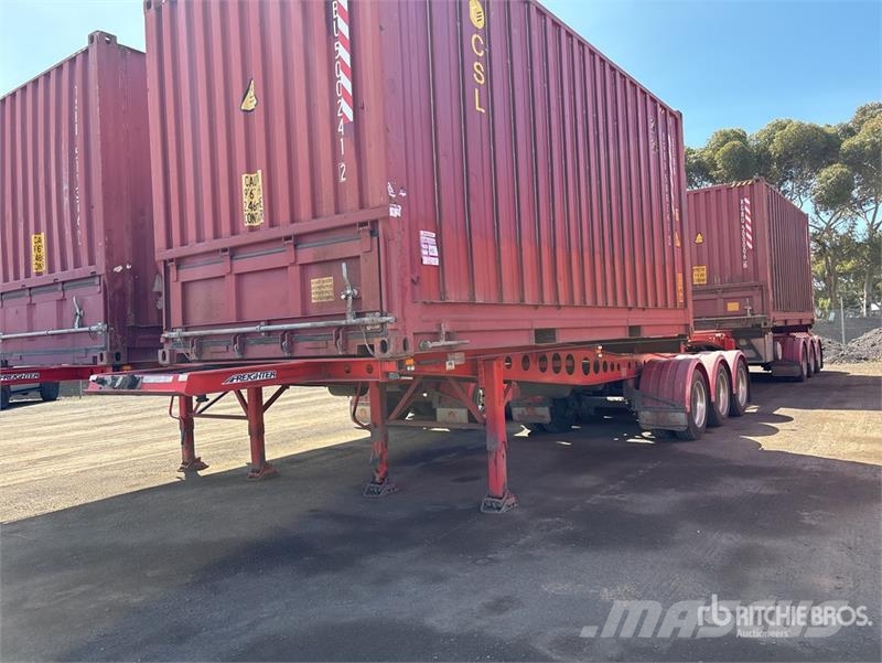 MaxiTrans 6.1 m Tri/A Lead Container Trailer Konteinerveohaagised
