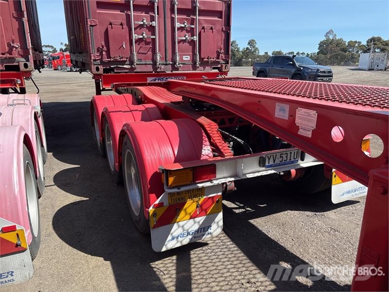 MaxiTrans 6.1 m Tri/A Lead Container Trailer Konteinerveohaagised