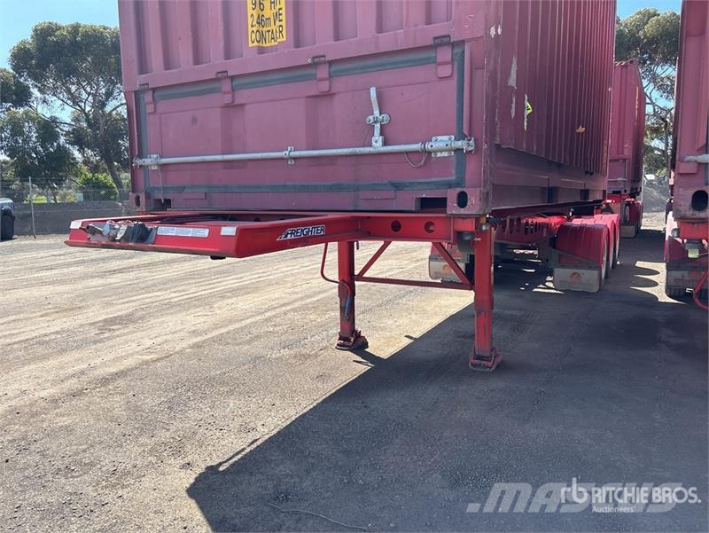 MaxiTrans 6.1 m Tri/A Lead Container Trailer Konteinerveohaagised